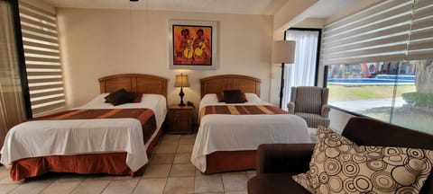 Deluxe Double Room, Pool View | Bed sheets