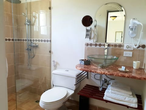 Room | Bathroom | Shower, rainfall showerhead, free toiletries, hair dryer