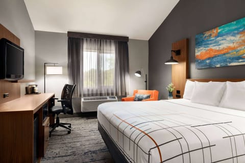 Room, 1 King Bed, Non Smoking | Premium bedding, desk, laptop workspace, iron/ironing board