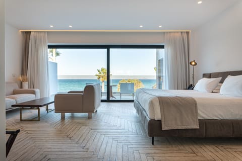 Elegant Suite, Sea View | Beach/ocean view