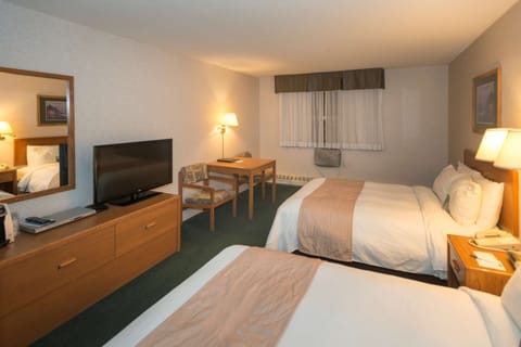 Room, 2 Queen Beds | Premium bedding, Select Comfort beds, desk, iron/ironing board