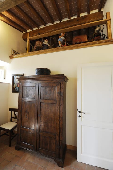 Loft with ancient toys