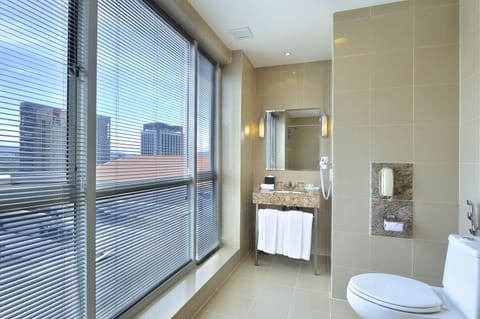 Capitol Deluxe | Bathroom | Free toiletries, hair dryer, towels