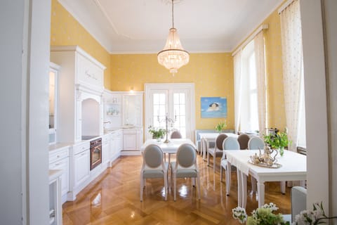 Daily buffet breakfast (EUR 18 per person)