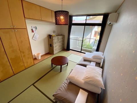 Japanese-Style Triple Room with Extra Bed | In-room safe, iron/ironing board, free WiFi, bed sheets