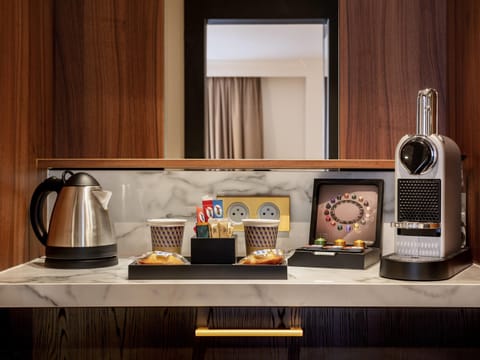 Privilege, Room, Multiple Beds | Minibar, in-room safe, desk, blackout drapes