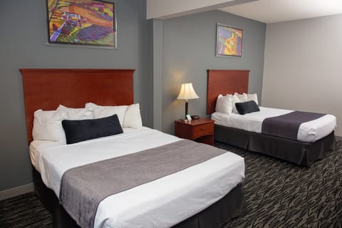 Standard Room, 2 Queen Beds, Accessible, Refrigerator & Microwave | Premium bedding, in-room safe, desk, laptop workspace