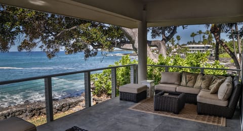 Lanai view looking out at Bay