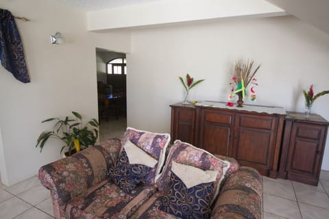 Family Villa, Multiple Bedrooms, Pool Access, Sea Facing | Living area | Flat-screen TV