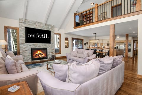 Living Room View into Kitchen