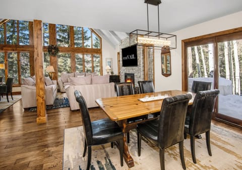 Dining Table Living Room View