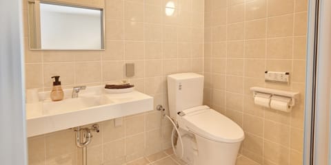 (Hotel Type) Double Room | Bathroom | Free toiletries, slippers, bidet, towels
