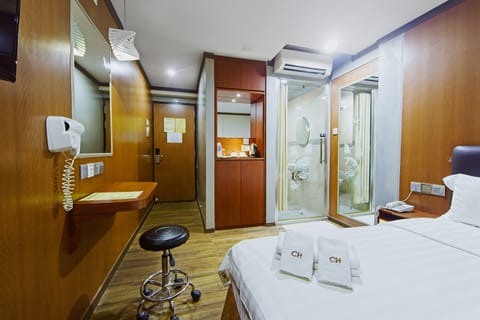 Deluxe Queen Room without Windows | In-room safe, desk, iron/ironing board, free WiFi