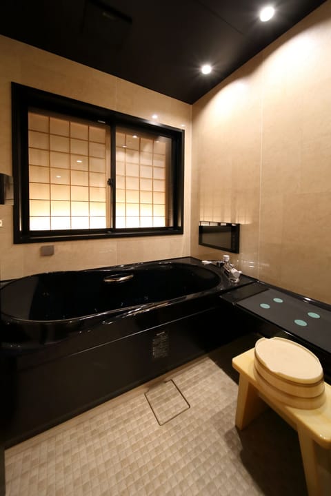 Special Room, Yaezakura (with Private Bathroom) | Bathroom | Combined shower/tub, deep soaking tub, free toiletries, hair dryer