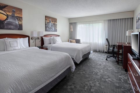 Room, 2 Queen Beds | Premium bedding, in-room safe, individually furnished, desk