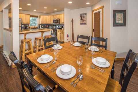 Play some board games at the dining table | Main Level