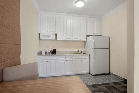 Suite, 2 Queen Beds, Accessible, Non Smoking | Private kitchen | Fridge, microwave, coffee/tea maker