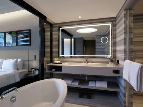 Luxury Suite, Bathtub (Separate Living Room) | Minibar, in-room safe, desk, blackout drapes