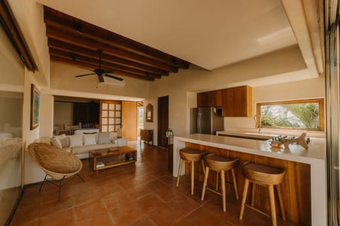 Villa Deluxe Family Stay - Sea View. | Private kitchen | Coffee/tea maker, electric kettle