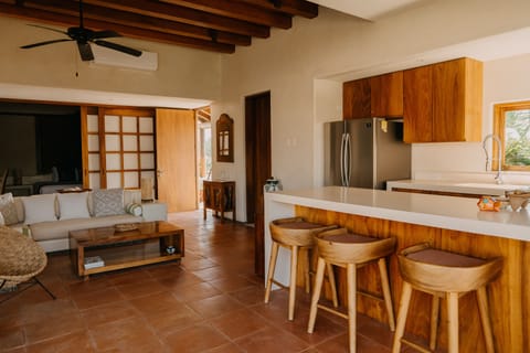 Villa Deluxe Family Stay - Sea View. | Private kitchen | Coffee/tea maker, electric kettle