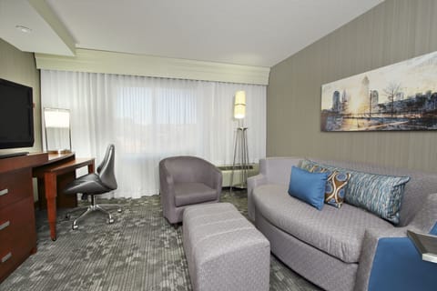 Suite, 1 Bedroom | Living area | TV, pay movies