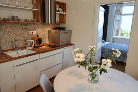 Comfort Apartment, 1 Bedroom, Patio, Sea View | Private kitchenette | Fridge, stovetop, dishwasher, coffee/tea maker