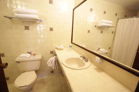 Standard Double Room | Bathroom | Shower, free toiletries, hair dryer, towels