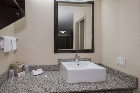 Superior Room, 1 King Bed, Smoking | Bathroom | Combined shower/tub, free toiletries, hair dryer, towels