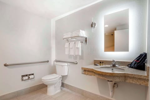 Suite, 1 King Bed, Non Smoking, Jetted Tub (with Single Sofabed) | Bathroom | Free toiletries, hair dryer, towels