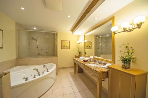 Suite, Multiple Beds, Non Smoking, Jetted Tub | Bathroom | Eco-friendly toiletries, hair dryer, towels