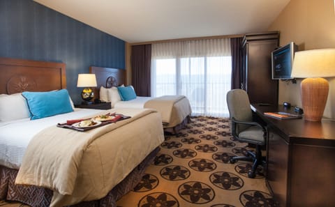Suite, 2 Queen Beds | Premium bedding, in-room safe, desk, blackout drapes