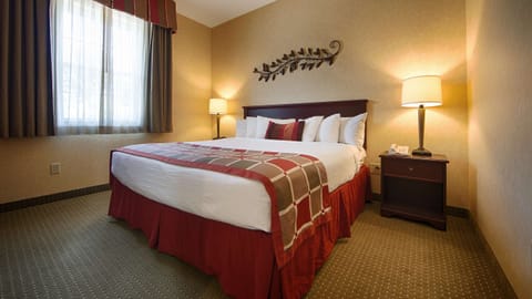 Suite, 1 King Bed, Non Smoking, Jetted Tub | In-room safe, desk, laptop workspace, blackout drapes