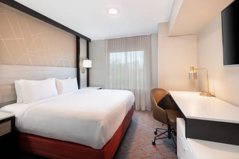 Suite, 1 King Bed, Non Smoking | Premium bedding, in-room safe, desk, laptop workspace