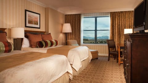 Room, 2 Queen Beds, Mountain View | Premium bedding, in-room safe, desk, laptop workspace