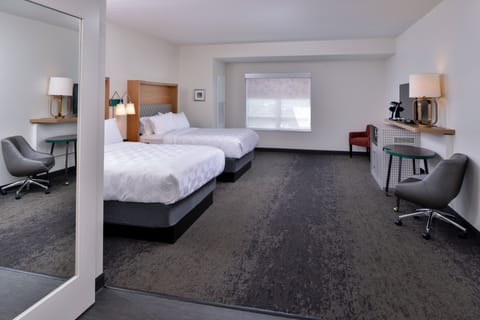 Standard Room, 2 Queen Beds, Accessible (Roll-In Shower) | Premium bedding, down comforters, desk, laptop workspace