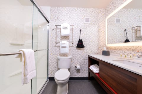 Premium bedding, down comforters, pillowtop beds, desk