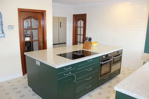 Kitchen. Renovated summer 2021. Includes induction hob, oven and microwave.