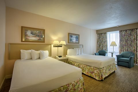 Double Room, Courtyard View | In-room safe, desk, blackout drapes, iron/ironing board