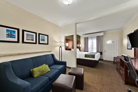 Suite, 1 King Bed with Sofa bed, Accessible, Non Smoking | Desk, iron/ironing board, free WiFi, bed sheets