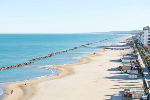 Private beach, sun loungers, beach umbrellas, beach bar