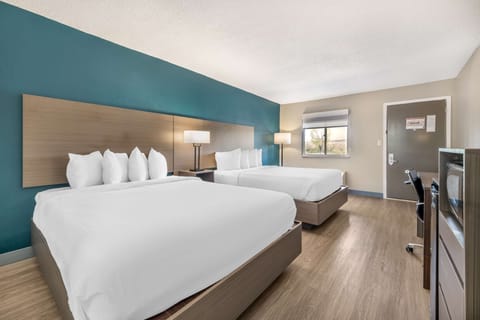 Blackout drapes, iron/ironing board, free WiFi, bed sheets