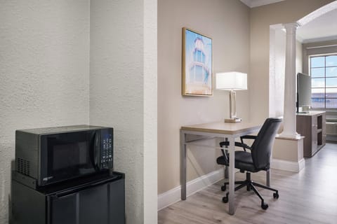 Suite, 1 King Bed, Non Smoking (Larger Room;with Sofabed) | Premium bedding, in-room safe, desk, laptop workspace