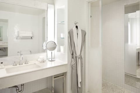London One Bedroom Suite | Bathroom | Shower, deep soaking tub, rainfall showerhead, designer toiletries