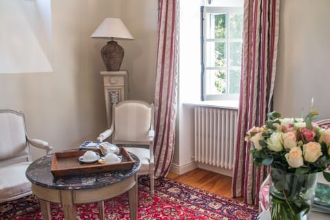 Superior Suite, Ensuite, Garden View (Suite Sainte Croix) | Living area | 32-inch flat-screen TV with digital channels, TV