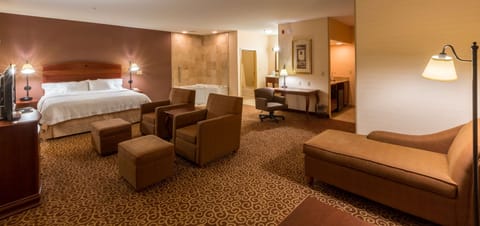 Suite, 1 King Bed, Non Smoking | Hypo-allergenic bedding, in-room safe, iron/ironing board, free WiFi