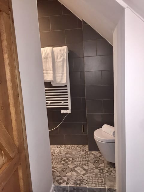 Basic Single Room (Holland) | Bathroom | Free toiletries, hair dryer, towels, soap