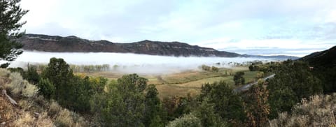 View northwest from house towards Ridgway, October