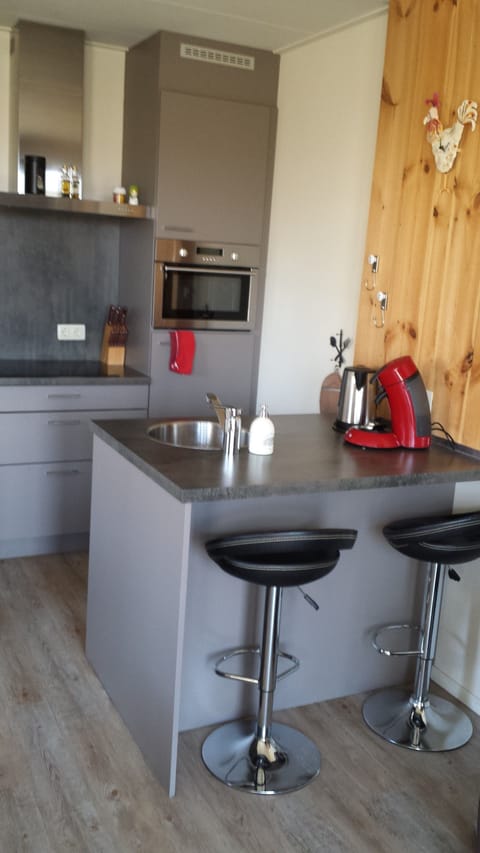 Apartment, 1 Bedroom | Private kitchen | Full-size fridge, microwave, oven, stovetop