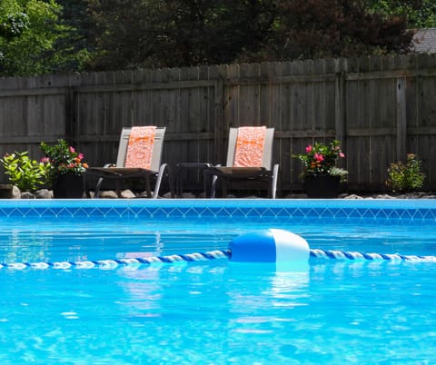 Indoor pool, seasonal outdoor pool