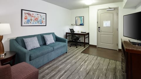 Suite, 1 Bedroom | In-room safe, desk, laptop workspace, iron/ironing board